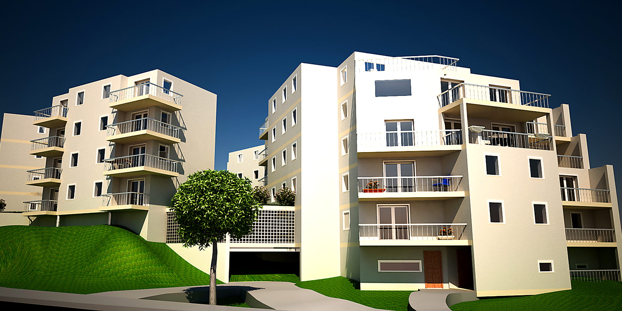 Résidence Belvédère à Clermont-Ferrand, projet étudié par Accore Ingénierie